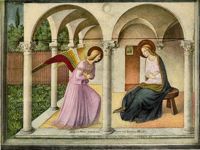 'The Annunciation' by Fra Angelico (1440)
